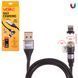 Кабель магнітний шарнірний VOIN USB - Lightning 3А, 2m, black (швидка зарядка / передача даних) (VL- VL-6602L BK фото 1