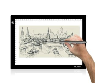 LED планшет (світлокопіювальний) Huion L4S + рукавичка L4S + перчатка фото