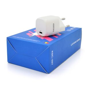 СЗУ AC100-240V iKAKU KSC-597 LECHONG PD20W fast charger, White, Box KSC-597-LECHONG фото