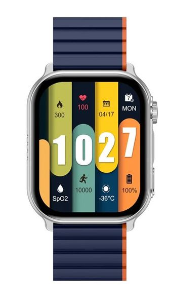 Смарт-годинник Kieslect Smart Calling Watch Ks Pro Silver; 2.01" (502 x 410) AMOLED сенсорний / Bluetooth 5.2 / 46.7 х 38 х 10.2 мм, 59.8 г / IP68 / 300 мАг / сріблястий Smart Calling Watch Ks Pro фото