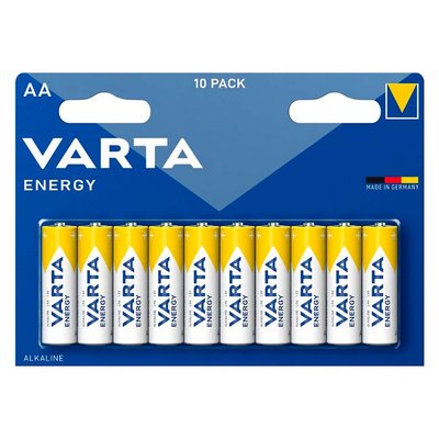Батарейки Varta Energy AA/LR06 блістер 10шт (4008496674398) 4008496674398 фото