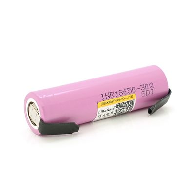 Акумулятор 18650 Li-Ion LiitoKala Lii-30Q-N, 3000mAh (2900-3100mAh), 27A, 3.7V (2.5-4.25V), Pink, PVC LiitoKala Lii-30Q-N фото