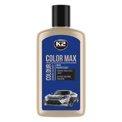 Поліроль восковий для кузова K2 Max Color синій 250 мл (K020BLUE) K020BLUE фото