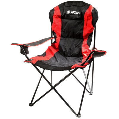 Крісло розкладне Axxis Павук для пікніка та риболовлі Червоний/Чорний (ax-794) ax-794 фото