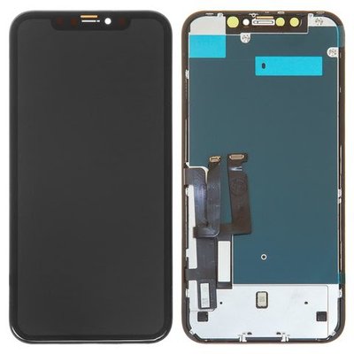 Дисплей iPhone XS у зборі з сенсором та рамкою black (оригінал завод) (I24552) I24552 фото