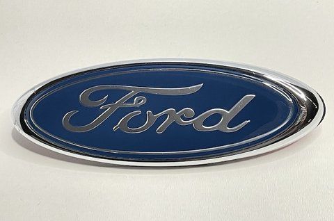 Емблема багажника Ford 148x60 mm (синій/хром) for004 фото товару
