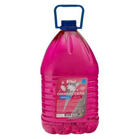Омивач скла зимовий VITOL "-12" Бабл Гам 4,5л VTW-1261 фото товару
