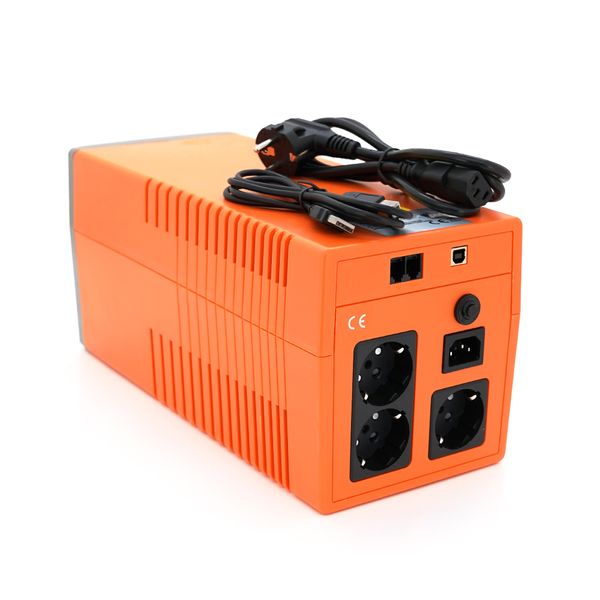 ДБЖ MAKELSAN Lion1500VA (900W) Standby-L, LCD, 170-280VAC, AVR 1st, 3xSCHUKO socket, 2x12V9Ah, Plastic Case ( 150 х 353 х 162 ) LionUPS1500kVA фото