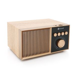 Колонка Kisonli G10 Bluetooth 5.0, 1х5W, 1200mAh, ≥90dB, USB/TF/BT/FM/AUX, DC: 5V/1A, Red-Wood, BOX, Q50 G10RWd фото