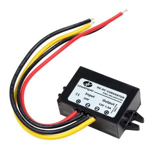 Перетворювач авто інвертор DC/DC 24V-12V 1.5A, IP67, 18W YT-WG-24S121R5 фото