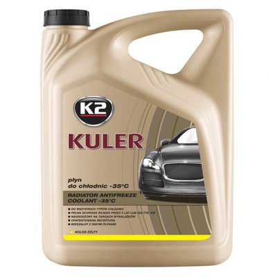 Рідина охолоджуюча K2 Kuler Long Life -35 °C G13 жовта 5 л (T205Y) T205Y фото