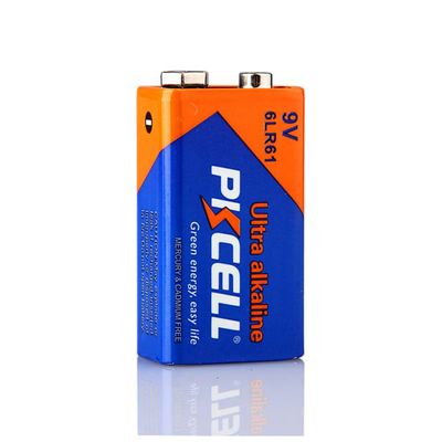 Батарейка сольова PKCELL 9V / 6F22, крона, 1 штука shrink ціна за shrink, Q10/500 PC/6F22-1S фото