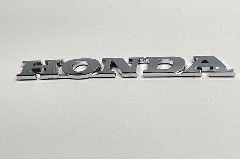 Емблема напис Honda 148x18 mm (хром/новая) ho001 фото товару