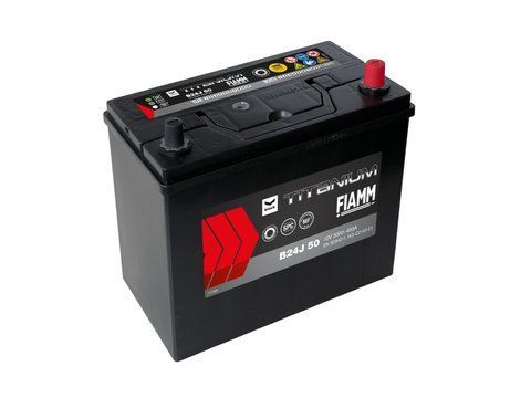 Аккумулятор FIAMM BLACK TITANIUM (B24J 50) ASIA ПРАВ [+] 12V 50AH 400A 237*128*225 7907115 фото товара