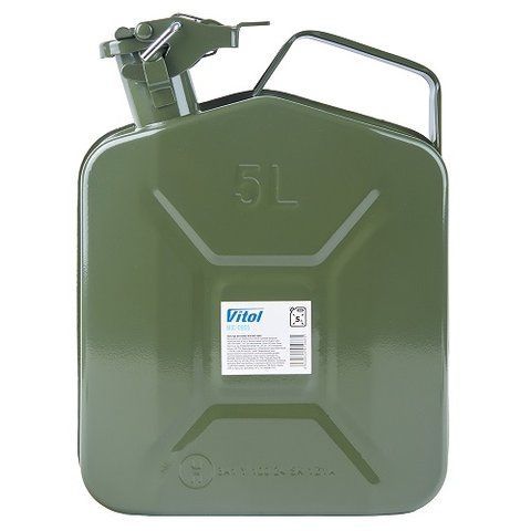 Канистра металлическая Vitol 5л MJC-0605 фото товара