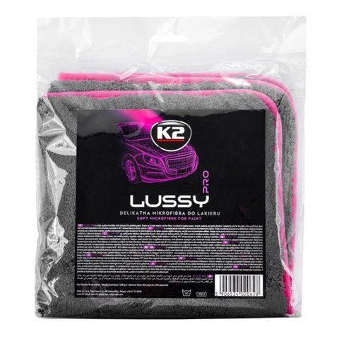 Рушник K2 Lussy PRO мікрофібра для сушки лакофарбової поверхні 40 x 40 см (D0222) D0222 фото товару
