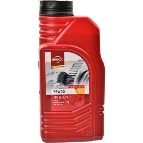 Масло трансмісс. BREXOL GEARTECH EP 75W90 GL-4 / GL-5 (Каністра 1л) 48391050979 фото товару