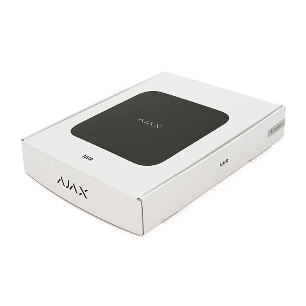 Мережевий відеореєстратор Ajax NVR (8ch) black, роздільна здатність до 4К, підтримка ONVIF/RTSP, декодування H.265/H.264, ємність до 16Тб Ajax NVR (8ch) black фото