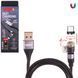 Кабель магнітний шарнірний VOIN USB - Micro USB 3А, 2m, black (швидка зарядка / передача даних) (VC- VC-6602M BK фото 1