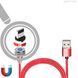 Кабель магнитный PULSO USB - Lightning 2,4А, 1m, red (только зарядка) (MC-2301L RD) MC-2301L RD фото 2