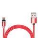 Кабель магнитный PULSO USB - Lightning 2,4А, 1m, red (только зарядка) (MC-2301L RD) MC-2301L RD фото 1