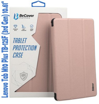 Чохол-книжка BeCover Smart для Lenovo Tab M10 Plus TB-125F (3rd Gen)/K10 Pro TB-226 10.61" Rose Gold (708308) 708308 фото