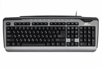 Клавіатура Frime Classic Keyboard Black-Silver USB (FKBB0323) FKBB0323 фото