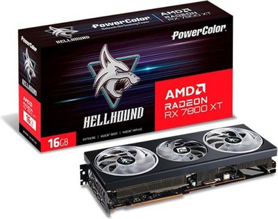 Відеокарта AMD Radeon RX 7800 XT 16GB GDDR6 Hellhound PowerColor (RX 7800 XT 16G-L/OC) RX 7800 XT 16G-L/OC фото