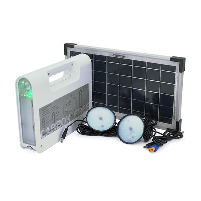 Портативный фонарь BRAZZERS BRPF-CF80/18, Solar panel 18W, LiFePO4 - 80Wh, DC: 2x3.2V, USB:: 1x5V/2A, 2x6W Led лампы 1м, 9W встроенный фонарь, BOX, Q6 BRPF-CF80/18 фото