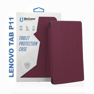 Чохол-книжка BeCover Smart Case для Lenovo Tab P11/Tab P11 Plus Red Wine (706095) 706095 фото