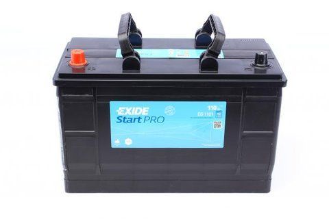 Акумулятор 110Ah-12v Exide Start PRO (349х175х235), L, EN750 EG1101 фото товару