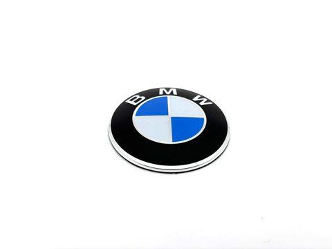 Эмблема шильдик логотип значок надпись BMW на капот и крышку багажника 82 мм. bmw032 фото товара