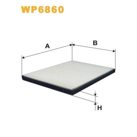 Фільтр салона Renault Megane, Megane Coupe Wix Filters (WP6860) WP6860 фото товара