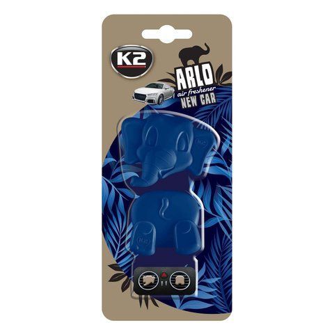 Ароматизатор для салону авто K2 Arlo "Нове авто" 15 г (V89NCA) V89NCA фото товару