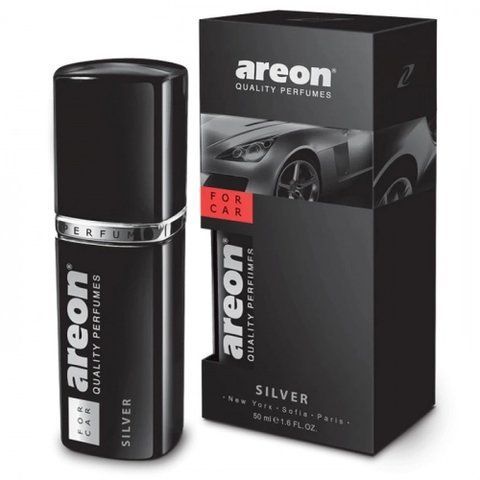 Освіжувач повітря AREON CAR Perfume 50мл Black Silver у пластику (AP01) AP01 фото товару