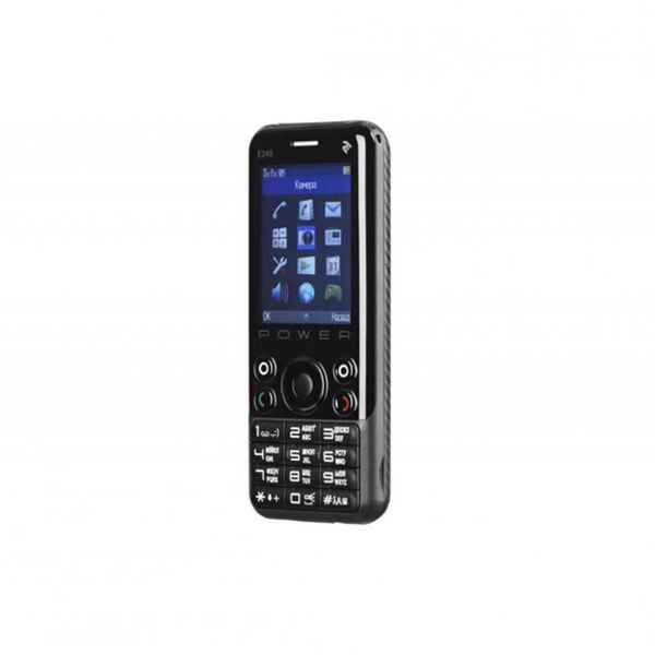 Мобiльний телефон 2E E240 Power Dual Sim Black (680576170088) 680576170088 фото