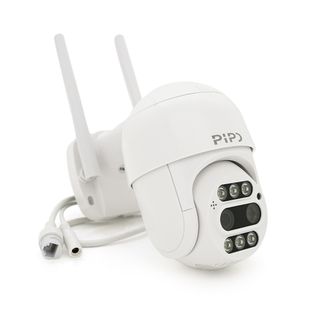 4+4Мп Wi-Fi відеокамера з двома об'єктивами вулична SD/картка PiPo PP-IPC33D4MP20 PTZ 2.8mm ICSee YT28299 фото