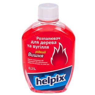 Розпалювач для дерева та вугілля HELPIX 250 мл (рідкий) ВИШНЯ (0599) 0599 фото