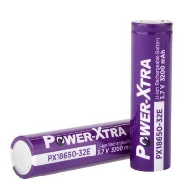 Акумулятор Power-Xtra 18650 Li-Ion 3200 mAh Violet PX18650-32V/29750 фото