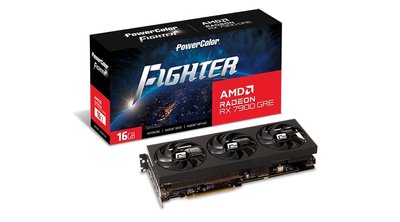 Відеокарта AMD Radeon RX 7900 GRE 16GB GDDR6 Fighter PowerColor (RX 7900GRE-16G-F/OC) RX 7900GRE-16G-F/OC фото