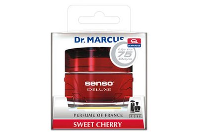 Ароматизатор SENSO DELUXE солодка вишня (Sweet Cherry) банка з гелем (під сидіння) 075518 фото