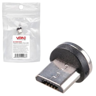 Адаптер для магнітного кабелю VOIN 2301M/2302M, Micro USB, 2,4А (MC-2301M/2302M) MC-2301M/2302M фото