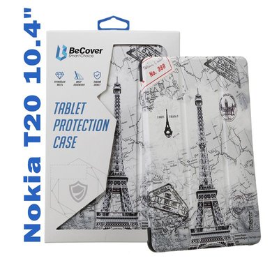 Чохол-книжка BeCover Smart для Nokia T20 10.4" Paris (708059) 708059 фото
