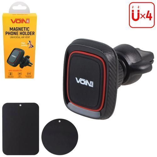 Держатель мобильного телефона VOIN UHV-5002BK/RD магнитный на дефлектор (UHV-5002BK/RD) UHV-5002BK/RD фото товара