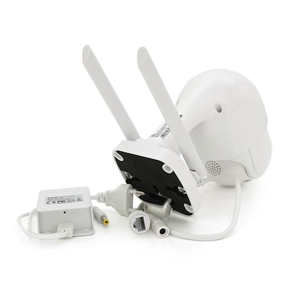 4+4Мп Wi-Fi відеокамера з двома об'єктивами вулична SD/картка PiPo PP-IPC33D4MP20 PTZ 2.8mm ICSee YT28299 фото