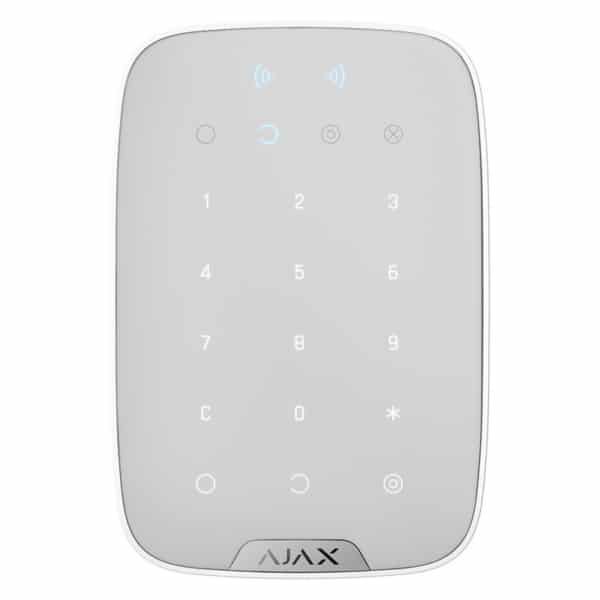Бездротова сенсорна клавіатура з RFID-зчитувач і підтримкою Bluetooth Ajax KeyPad Plus white KeyPad Plus white фото