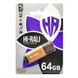 Флеш-накопичувач USB 64GB Hi-Rali Stark Series Gold (HI-64GBSTGD) HI-64GBSTGD фото 2