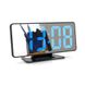 Електронний годинник VST-888 Дзеркальний дисплей, з датчиком температури, будильник, живлення від кабелю USB, Blue VST-888B фото 1