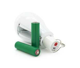 Лампочка з акумуляторами 2*18650 Emergency Bulb, 20W, Box Emergency Bulb/20W фото