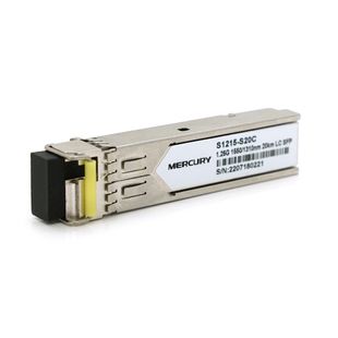 SFP модуль MERCURY 1.25G 1550nm 20Km WDM LC підтримка DDM S1215-S20C-LC фото